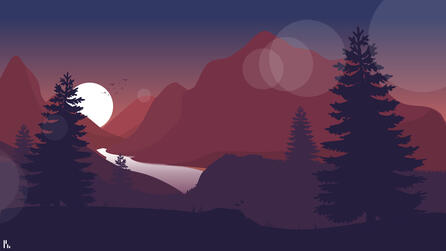 Landscape Red